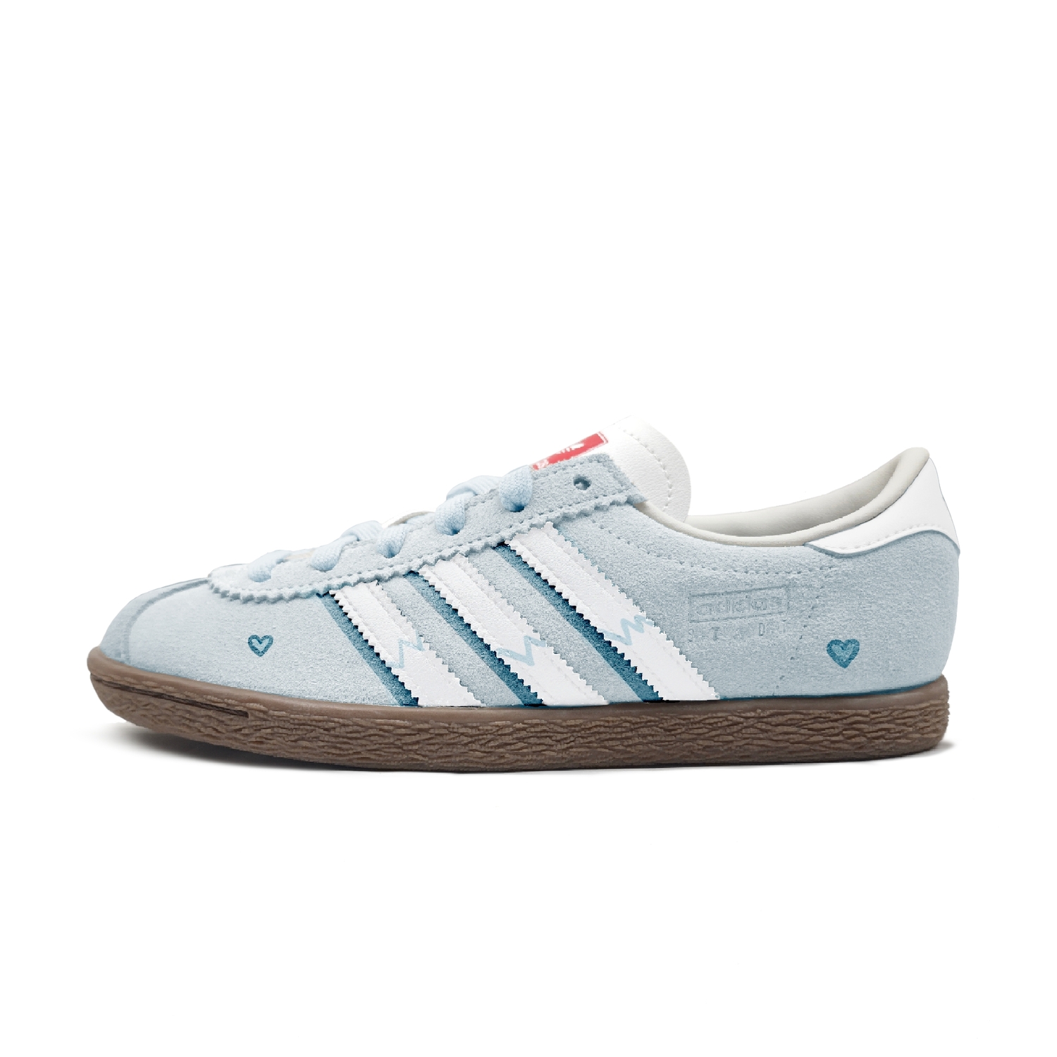 

Adidas Neo Голубые Нескользящие Низкие Скейтерские Кроссовки Unisex Blue Heart Innocent Небесно-Голубые Белые, цвет White