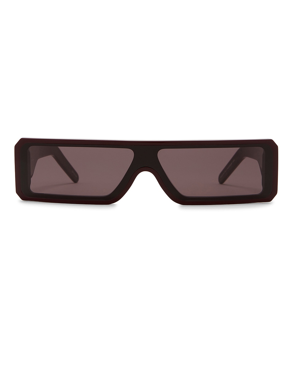 

Солнцезащитные очки Gethsades Rick Owens, Mahogany