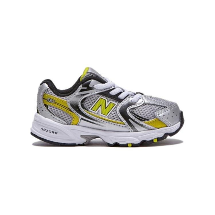 Низкие кроссовки New Balance 530 для малышей, серебряный — фото 2