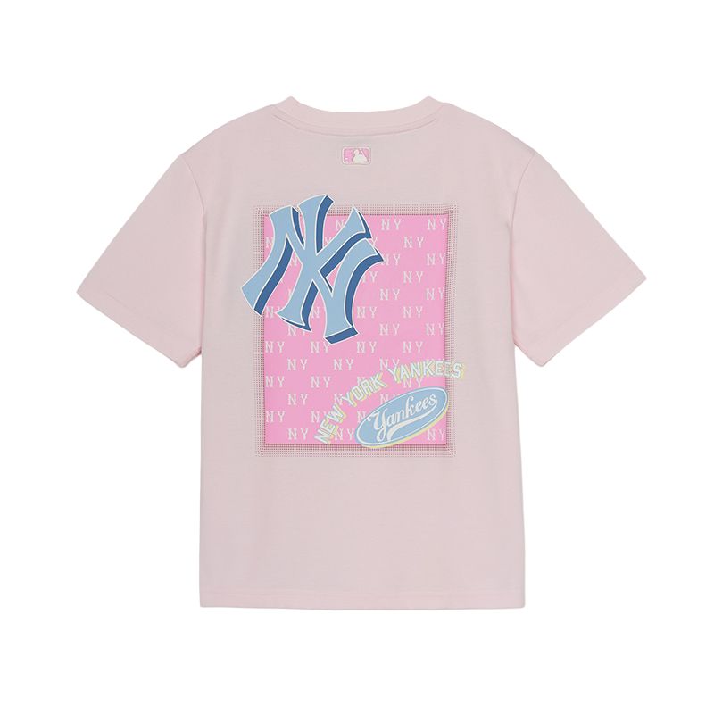 

MLB KIDS Футболка New York Yankees с классическим логотипом SS25 светло-розовая детская, Розовый, MLB KIDS Футболка New York Yankees с классическим логотипом SS25 светло-розовая детская