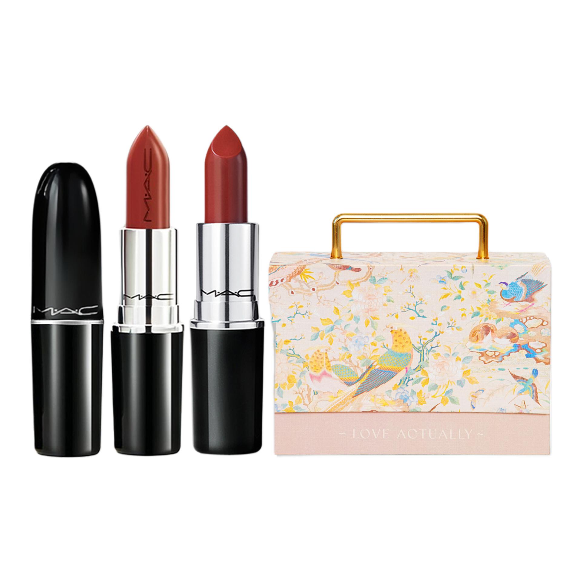 

Подарочный набор помад Bullet Jiguang Phoenix Feather с мягким матовым покрытием, легко растушевывается, естественный блеск, питательный уход MAC