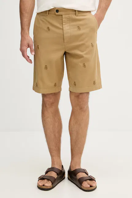 Шорты хлопковые Tommy Hilfiger, зеленый