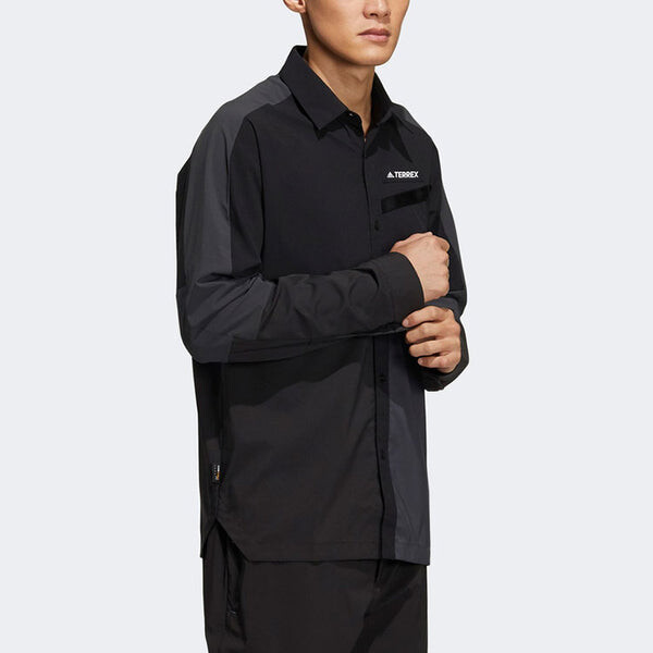 Рубашка adidas Terrex Cargo Casual Breathable Long Sleeves Shirt Black, мультиколор — фото 2
