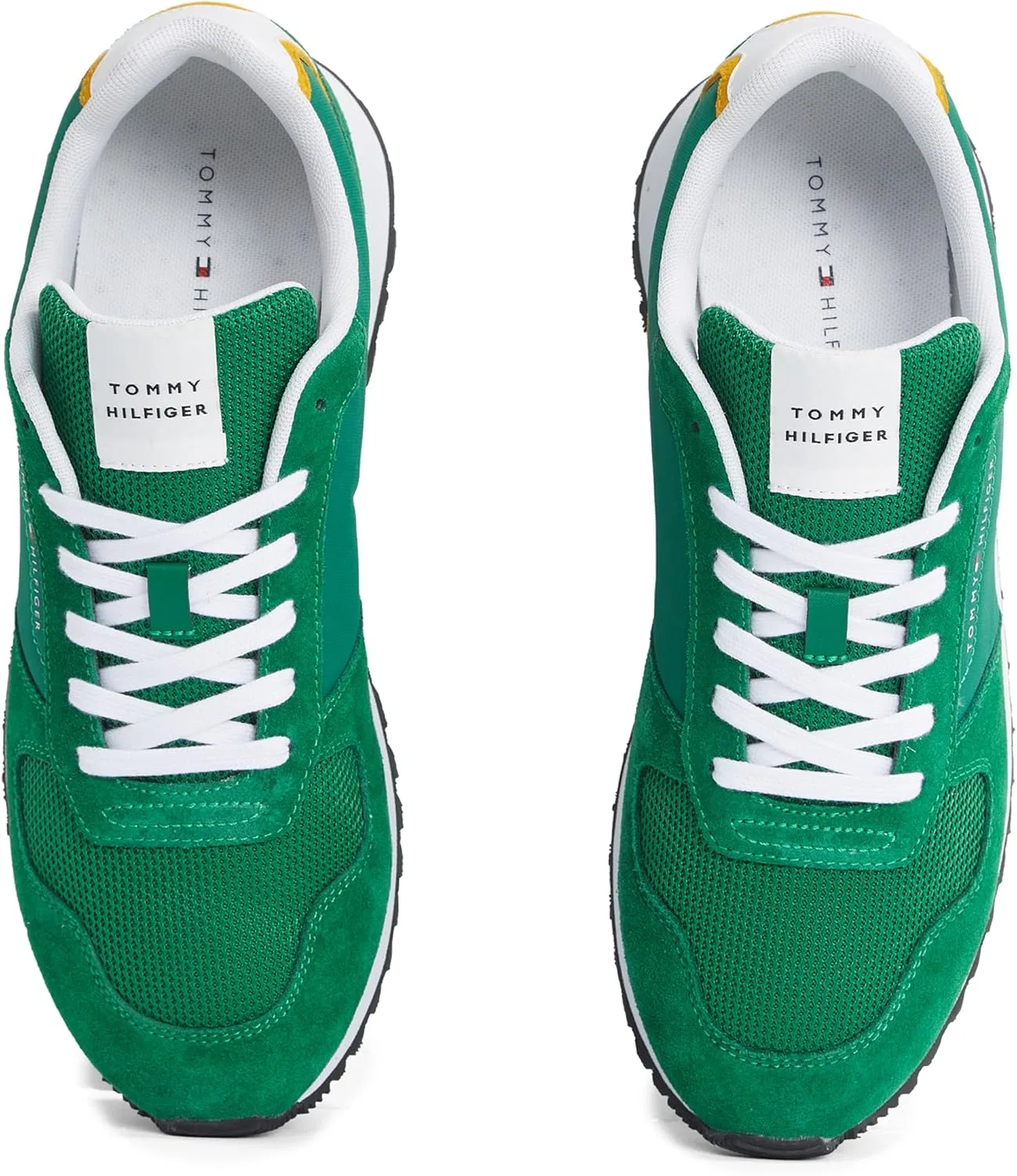 Мужские низкие кроссовки TOMMY HILFIGER Eva Runner Summer Nylon Pop Fm0fm05427, Green Nouveau Green — фото 4