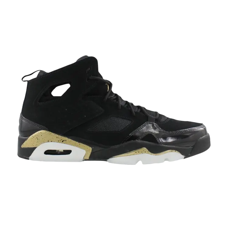 

Кроссовки Air Jordan Jordan Flight Club 91 'Black Metallic Gold', черный