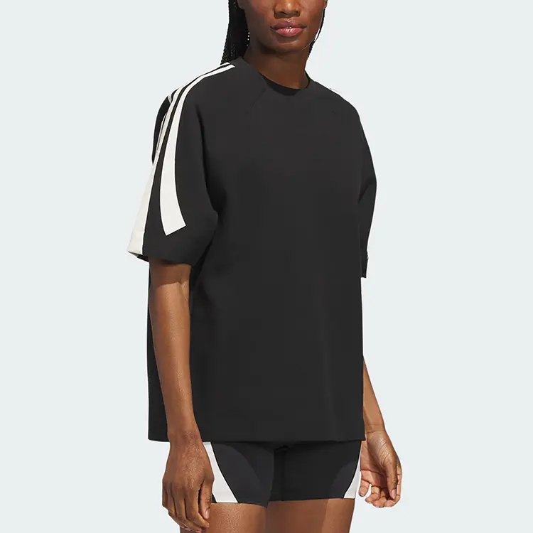 Баскетбольный свитшот футболка unisex Adidas, черный — фото 2