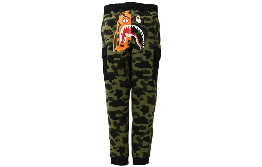 Трикотажные спортивные штаны мужские A Bathing Ape, зеленый — фото 2