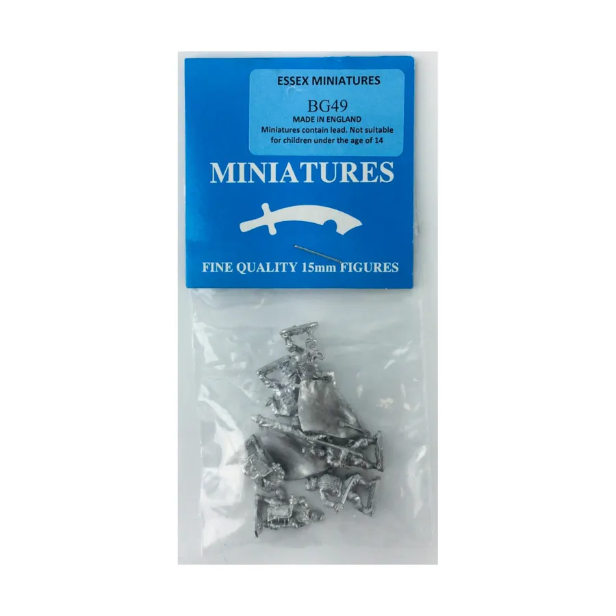 

Командный набор — офицеры, знаменосцы и барабанщики в тюрбане, American Civil War Miniatures - Zouarves (15mm)