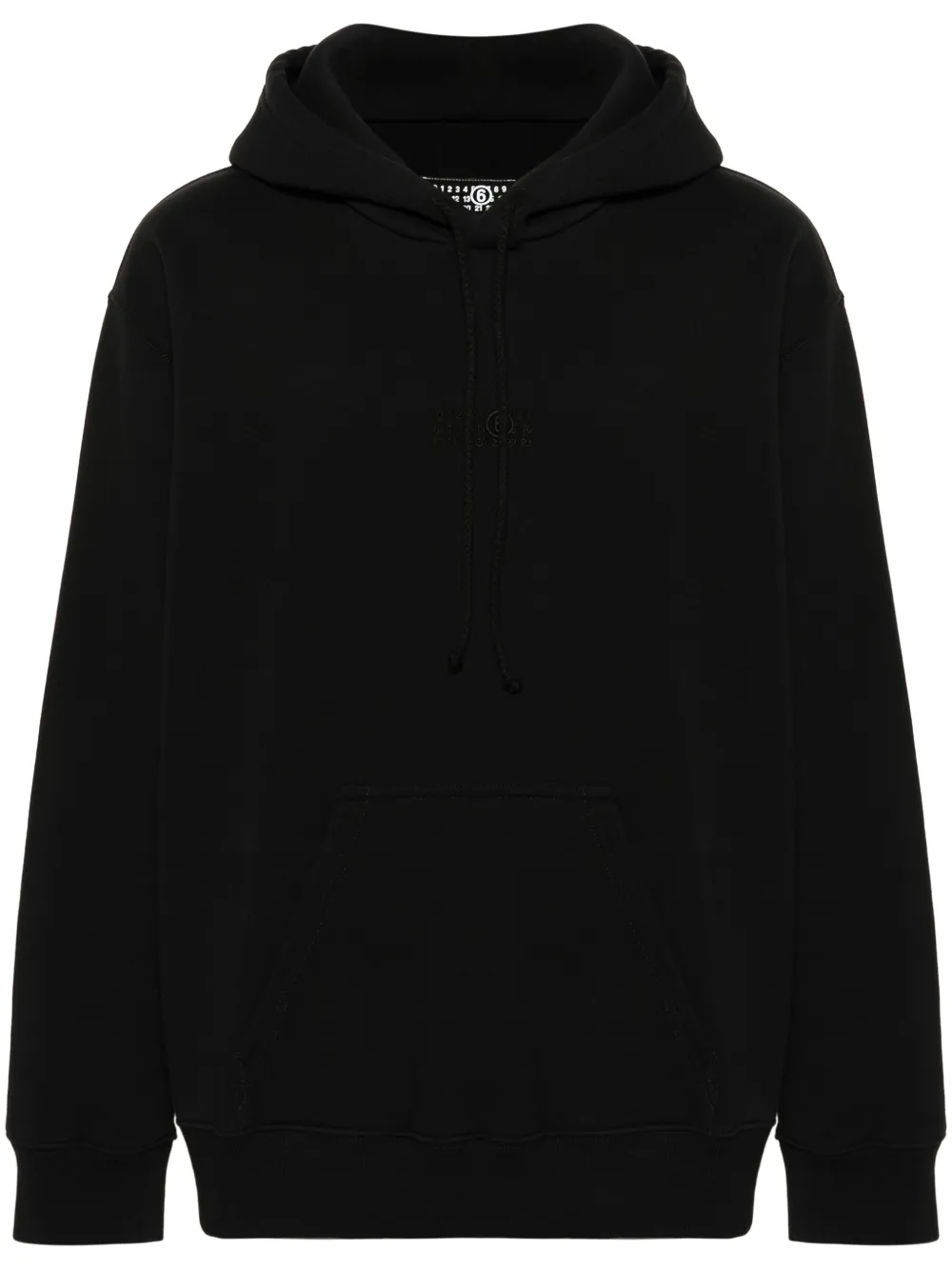

Худи с принтом Numbers MM6 Maison Margiela, черный
