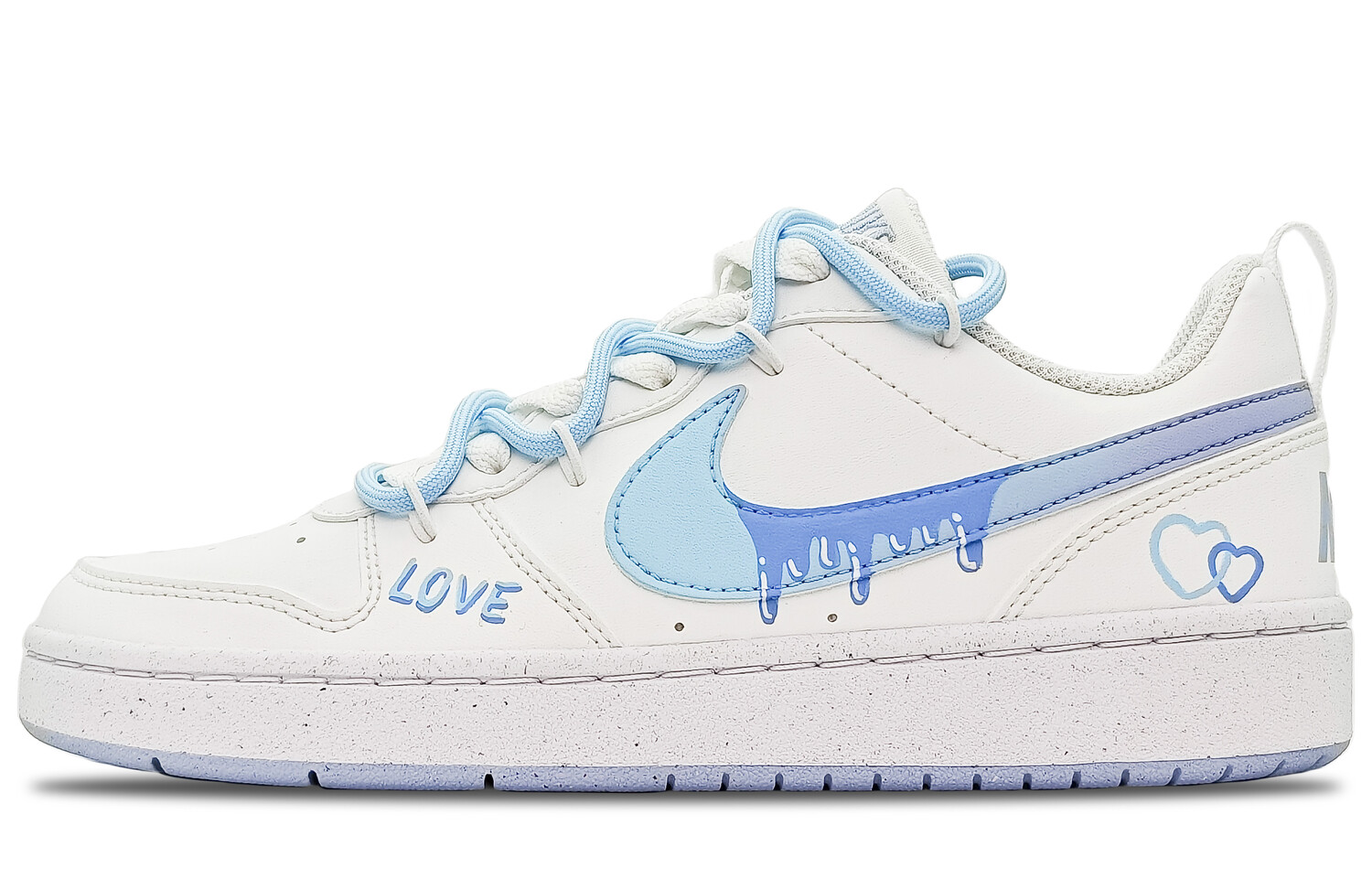

Кроссовки Nike Court Borough Skateboard Shoes Women's Low-Top Blue