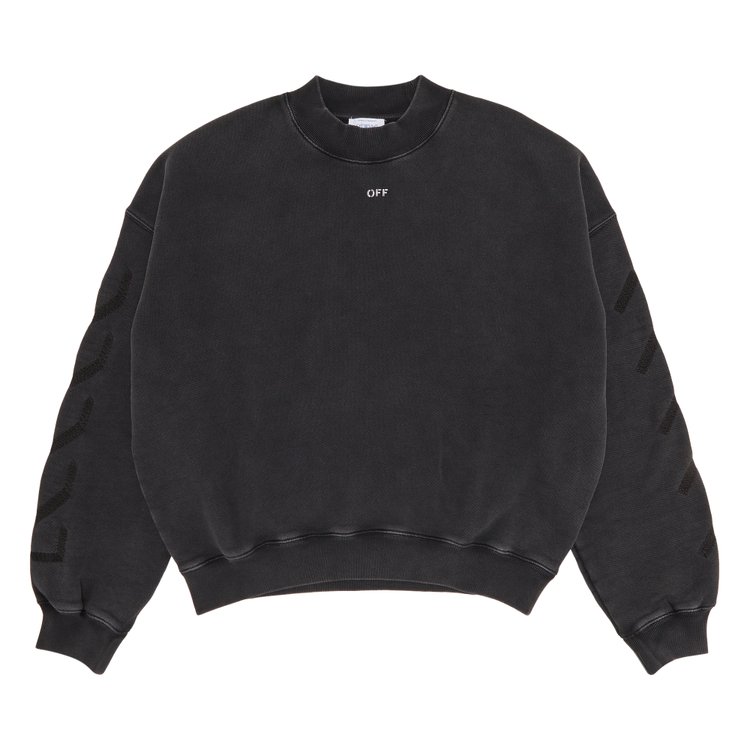 

Толстовка Off-White Saint Matthew Over Crewneck, цвет Black/Grey