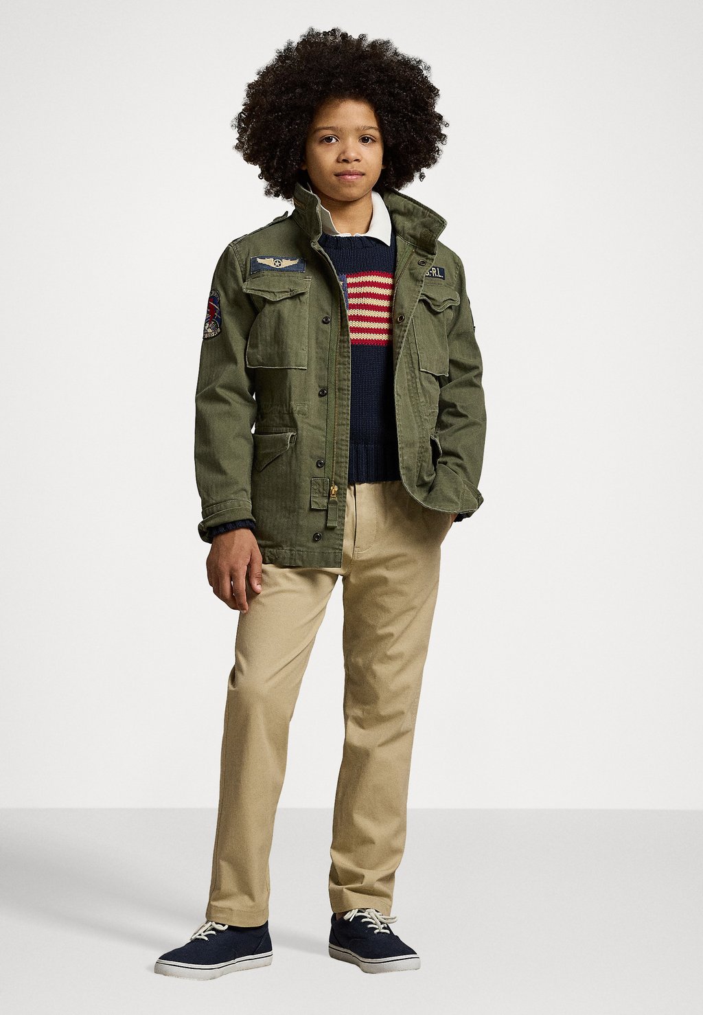 

Куртка-парка THE ICONIC FIELD JACKET Polo Ralph Lauren, хаки