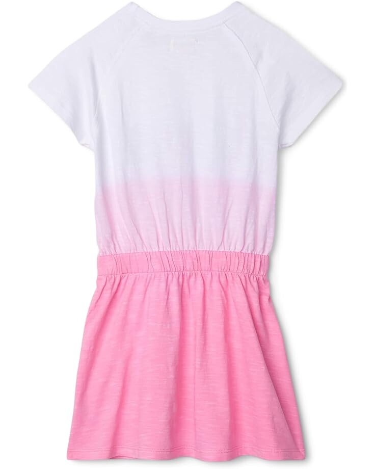 

Платье Hatley Love Dip-Dye Bow Front Cinched Waist Dress, белый