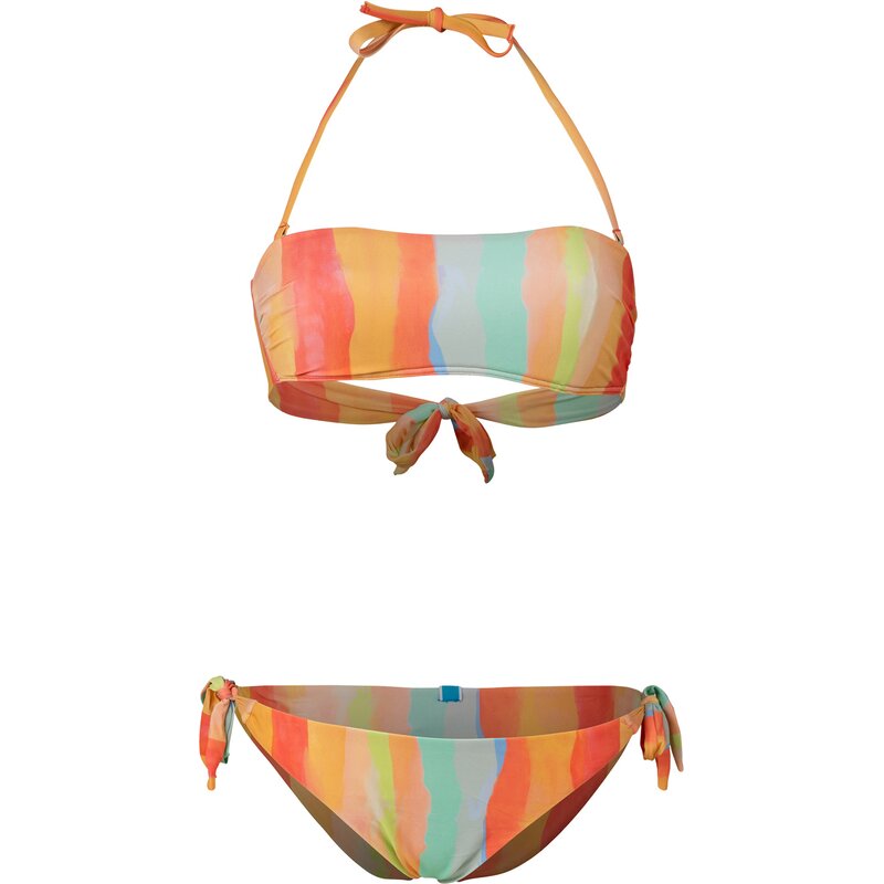 

Женский купальник-бикини-бандо с водным принтом Arena, мультиколор