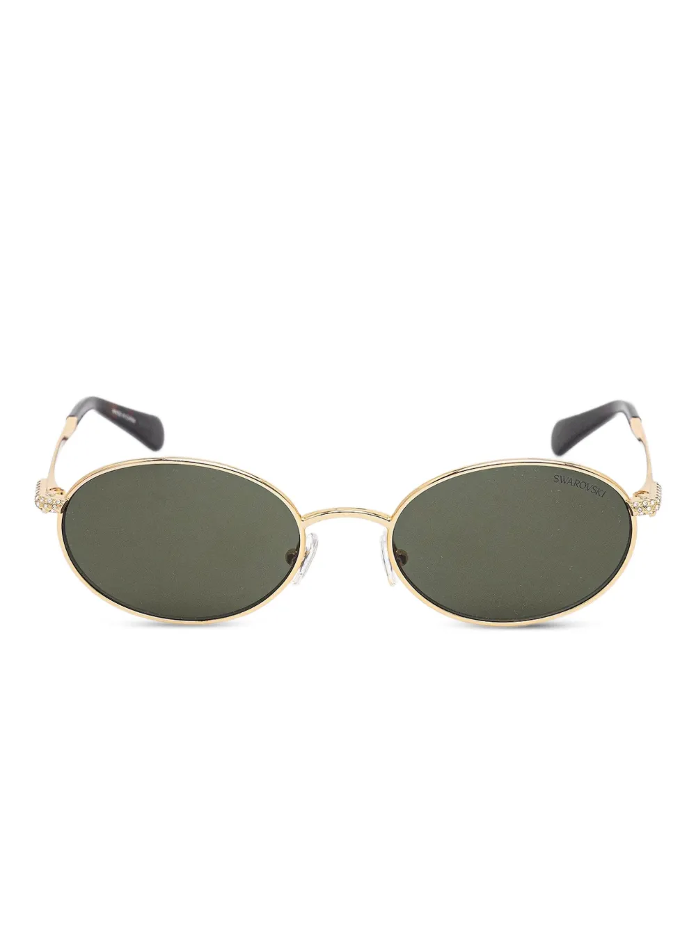 

Солнцезащитные очки в овальной оправе Swarovski Eyewear, золотой