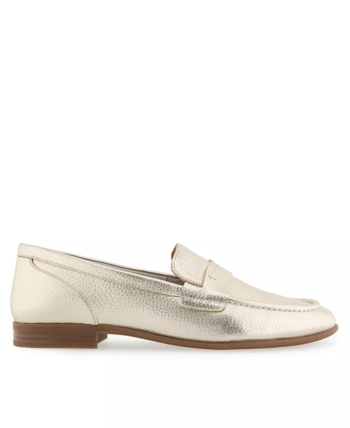 Женские лоферы Winona с закругленным носком Aerosoles, золотой — фото 2