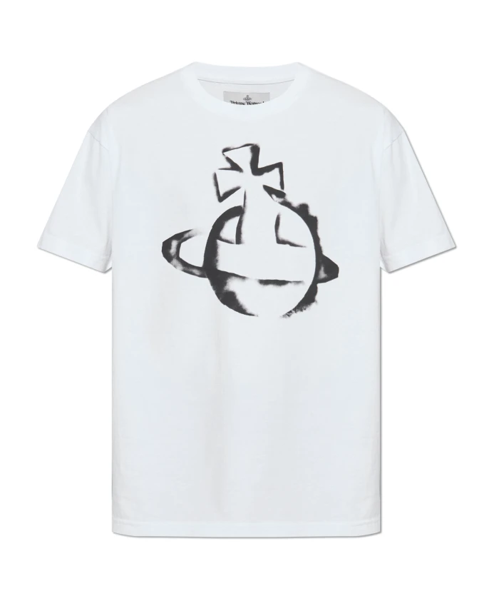 

Футболка с логотипом Vivienne Westwood, белый
