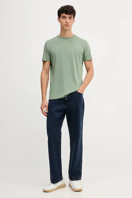 Футболка хлопковая Lacoste, зеленый — фото 2