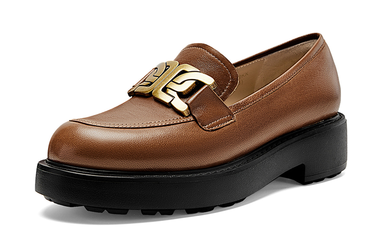 NINE WEST Лоферы женские тёмно-кофейные, цвет Dark Coffee — фото 4