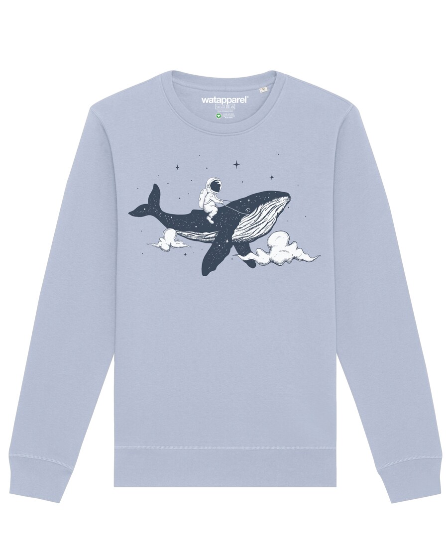 

Толстовка Watapparel Spacewhale, синий