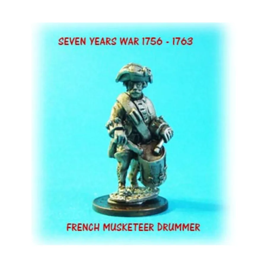 

Французский барабанщик, French & Indian War 1754-1763 (28mm)