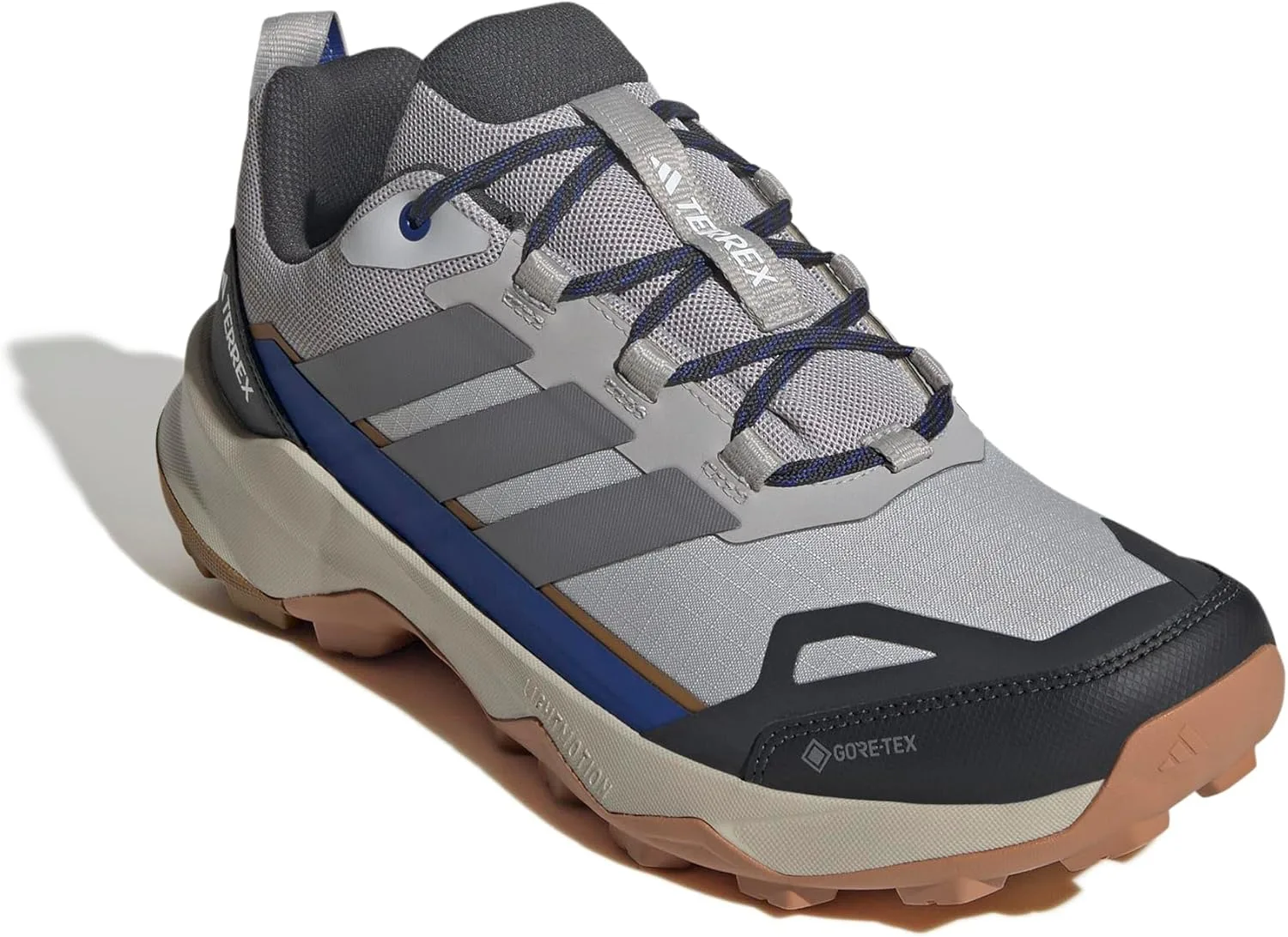 Кроссовки Adidas Terrex Skychaser AX5 GTX BLACAR/Owhite/WONALU, синий/серый — фото 3
