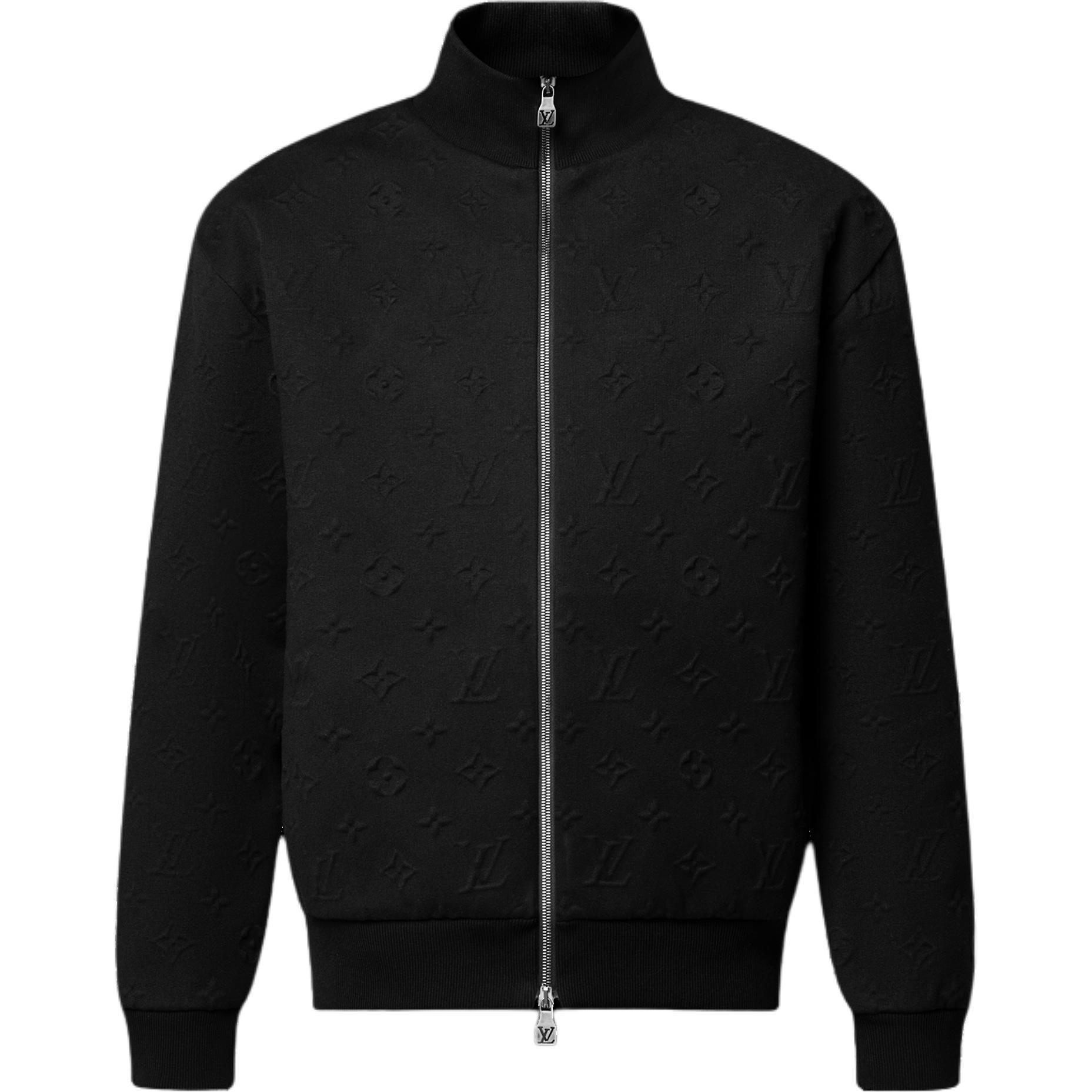 

LOUIS VUITTON Толстовка с вышитым логотипом, Black