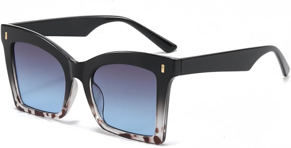 

Популярные солнцезащитные очки 2027 года для женщин, мужчин: винтажные, с заклепками, в стиле панк, зеленые, с защитой от УФ-излучения UV400, модные мужские солнцезащитные очки MTZJH, Black Blue