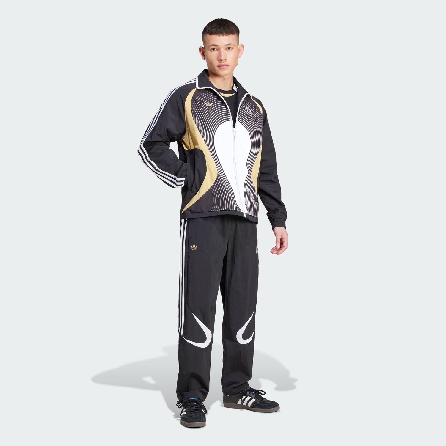 Брюки-карго Adidas X NTS Radio Adidas Originals, черный/белый — фото 3