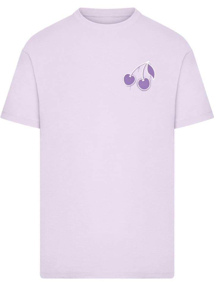

Футболка Paradise Cherries Tee фиолетового цвета Mister Tee