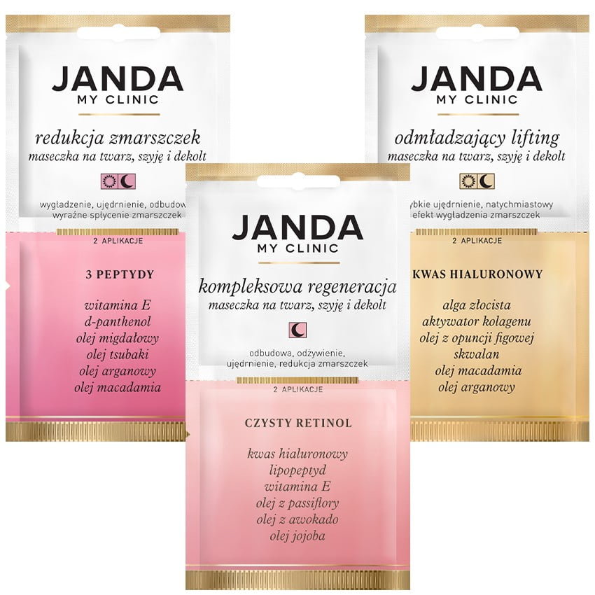 

JANDA, Набор кремовых масок My Clinic, 3 шт.