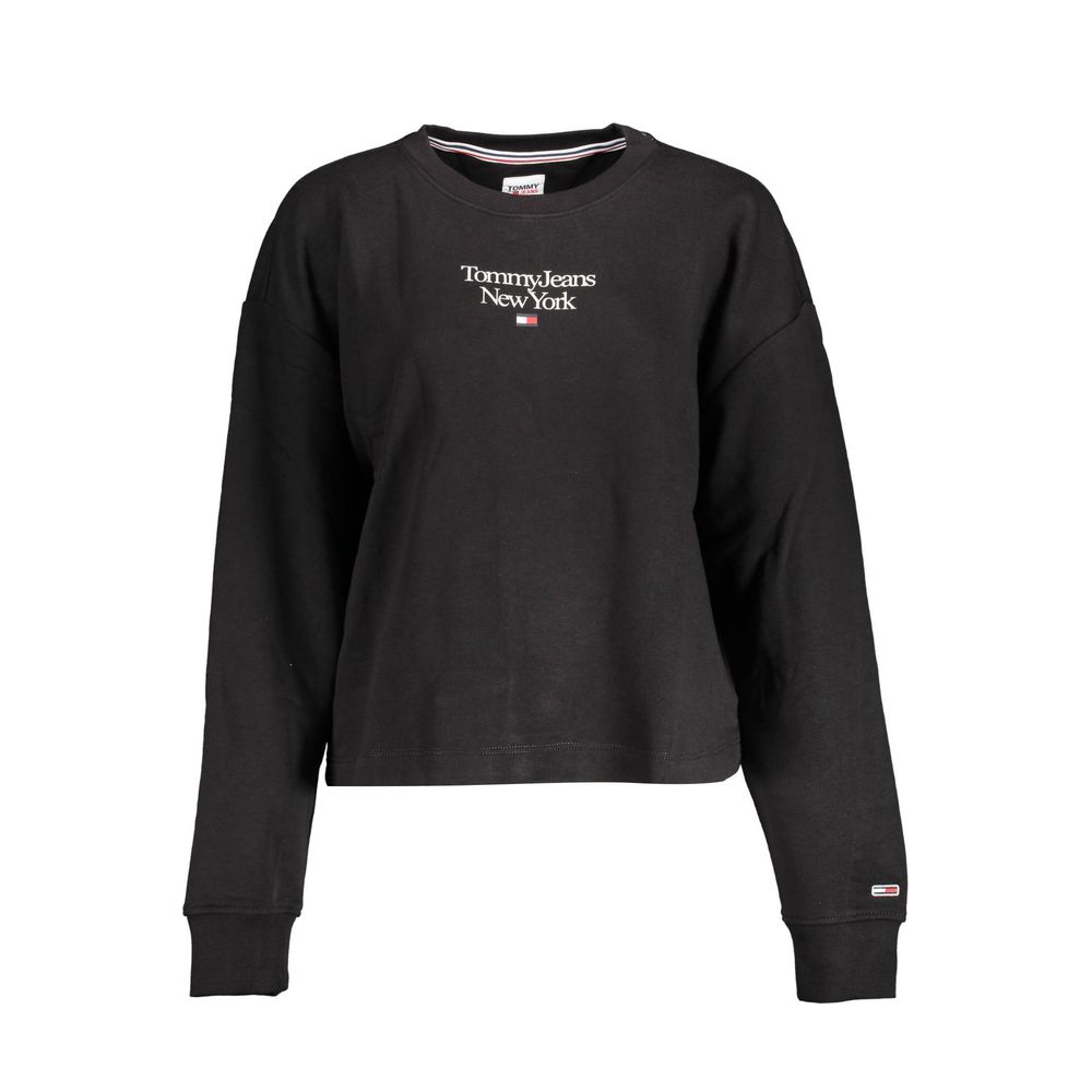 

Черный хлопковый свитер Tommy Hilfiger