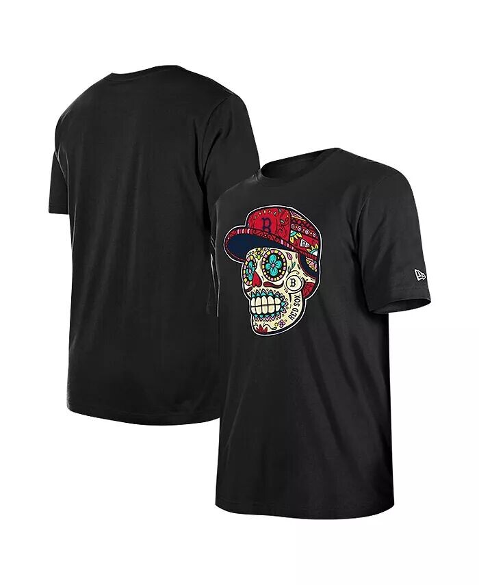 

Мужская черная футболка Boston Red Sox Sugar Skulls New Era