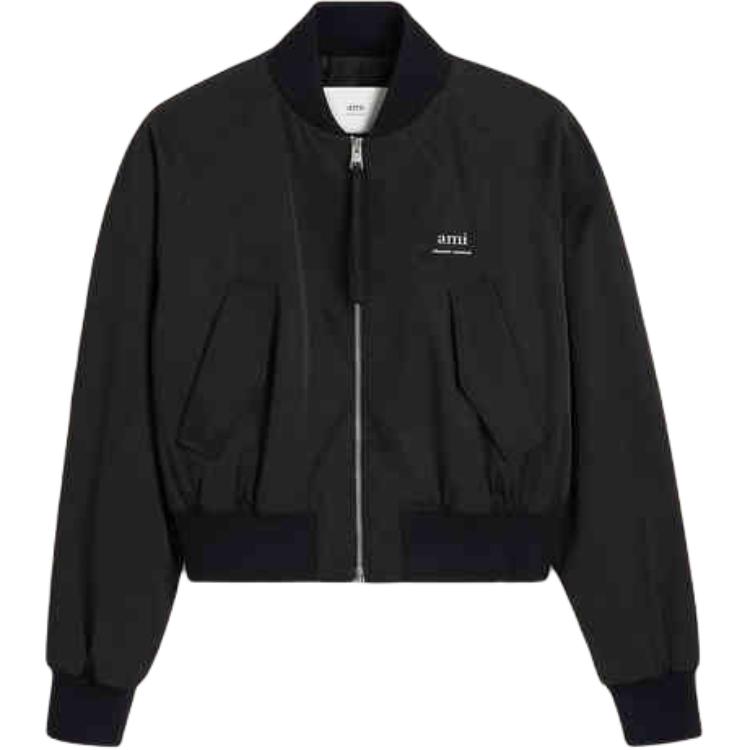 

AMIPARIS Бомбер из твила, Black