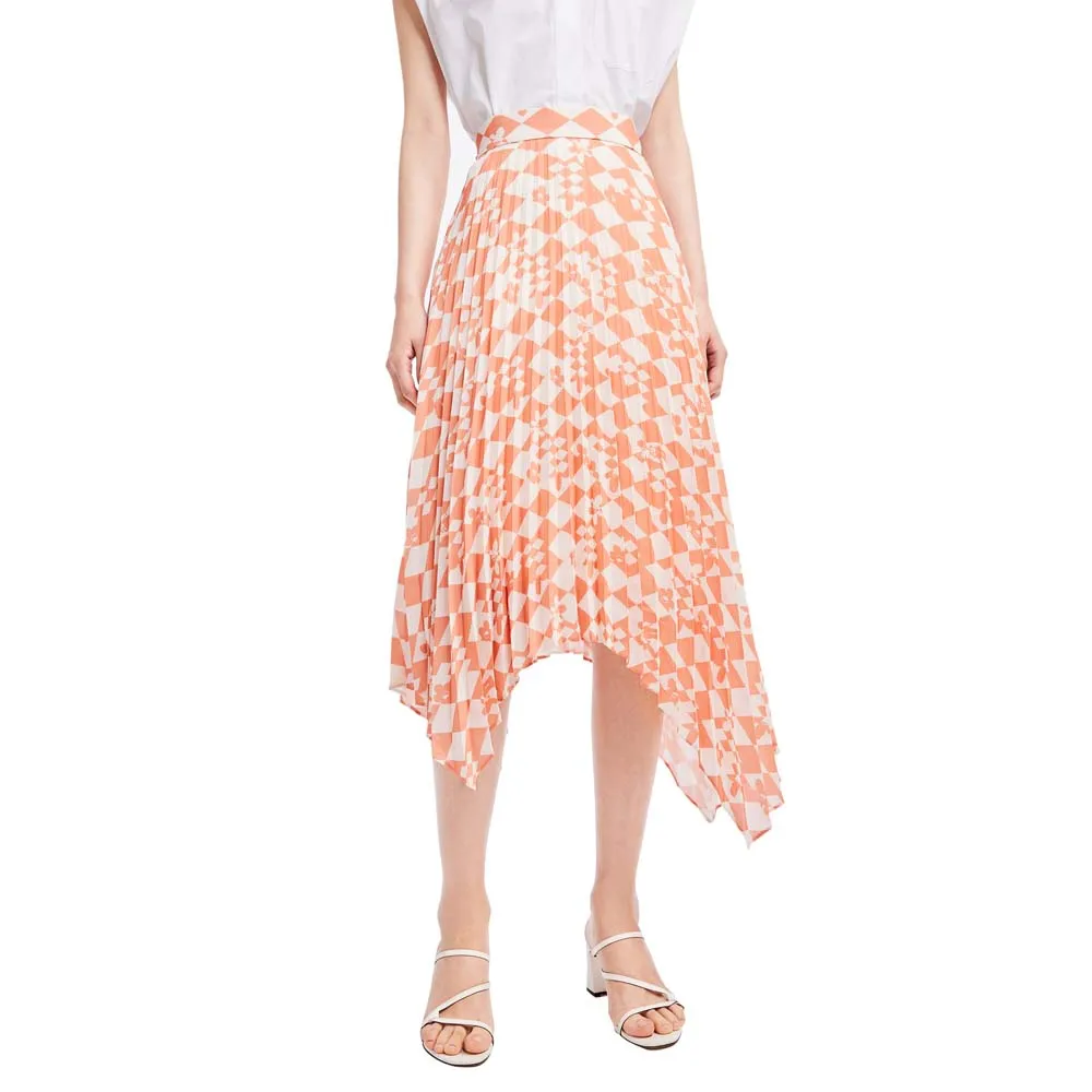 

Юбка Lily Chic Printed midi skirt, оранжевый