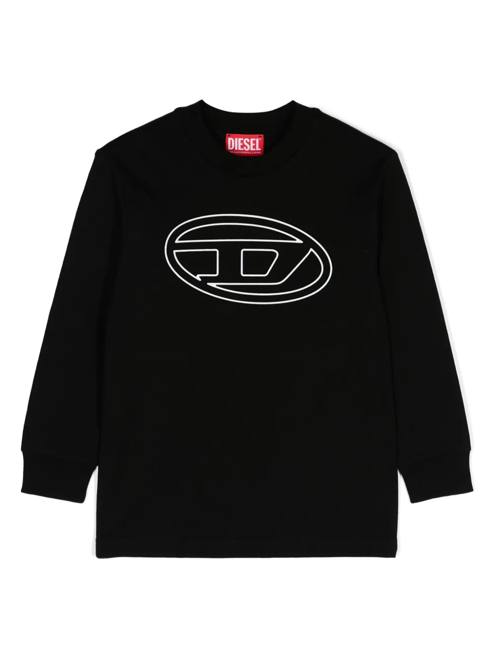 

Футболка с тиснением Oval D Diesel Kids, черный