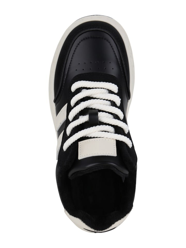 Кроссовки на шнуровке VAN HILL Sneaker Low Evelyn, цвет Schwarz Weiss — фото 4