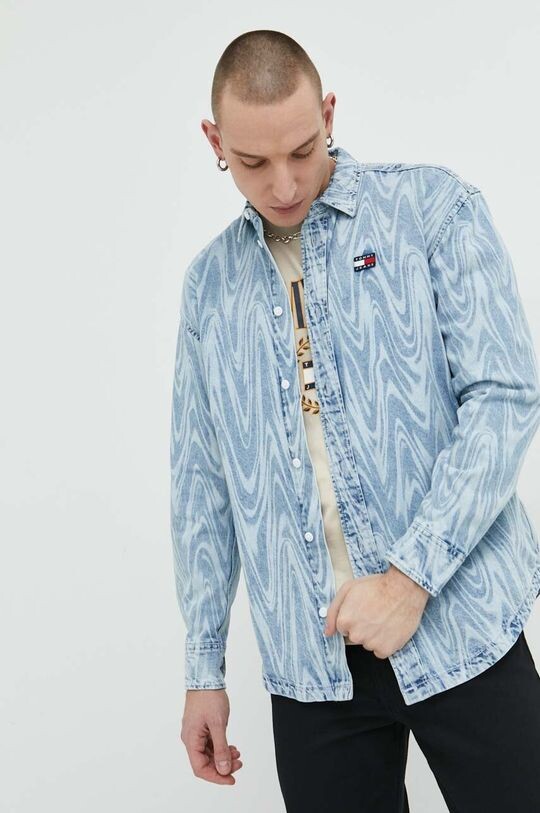 

Джинсовая рубашка Tommy Jeans, синий