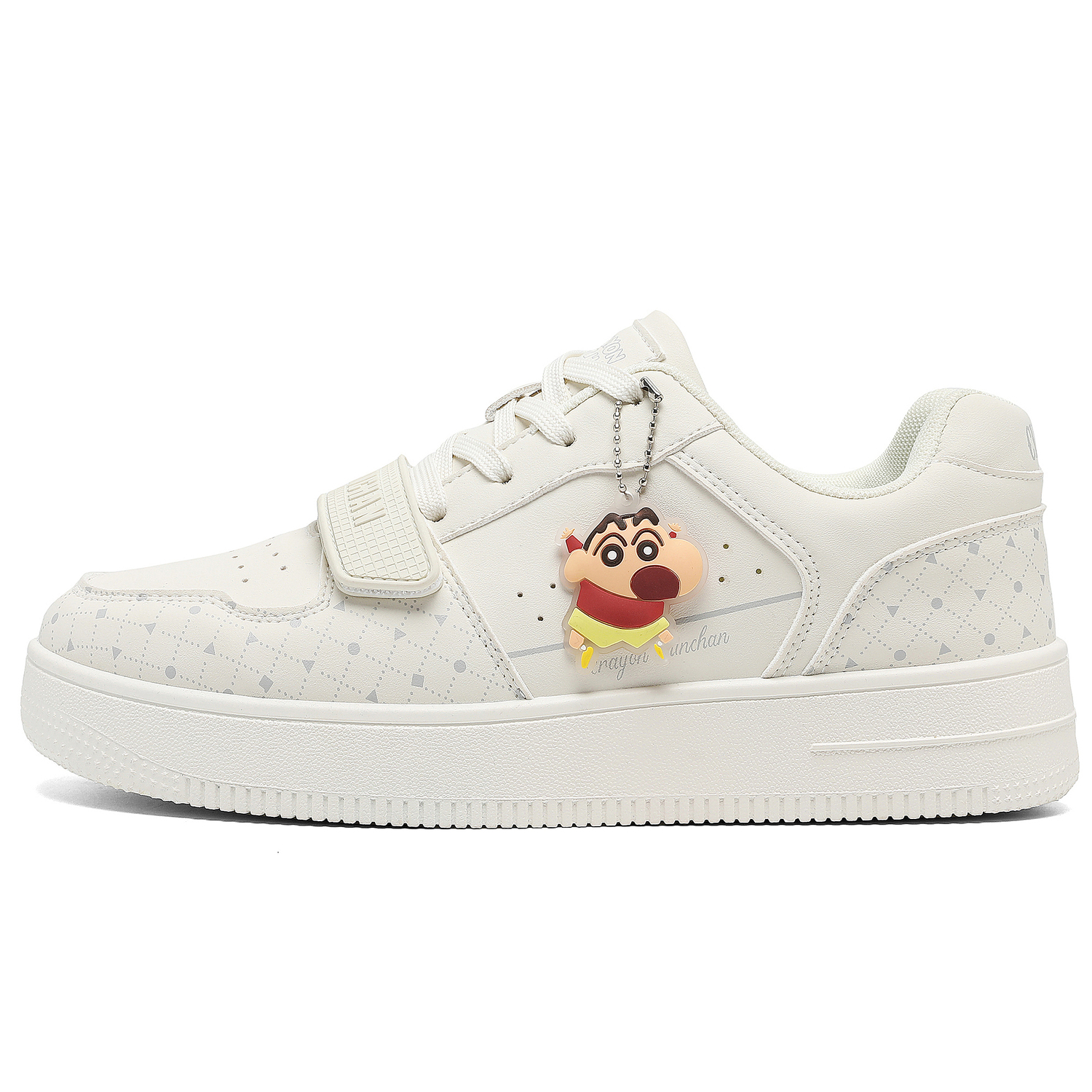 

Crayon Shinchan Низкие скейтерские кроссовки унисекс экрю (женский размер), цвет Ecru (Women's Size)