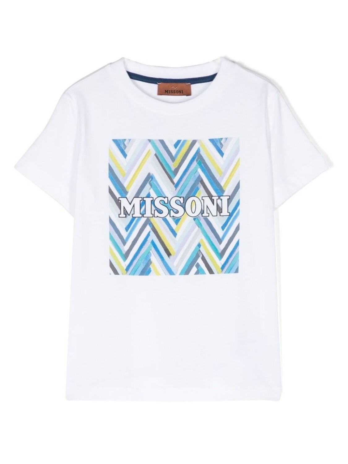 

Missoni Kids футболка с логотипом, белый