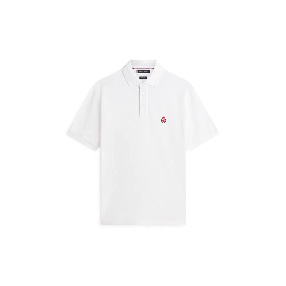 Мужская классическая футболка-поло Archive Crest белого цвета от Tommy Hilfiger — фото 2