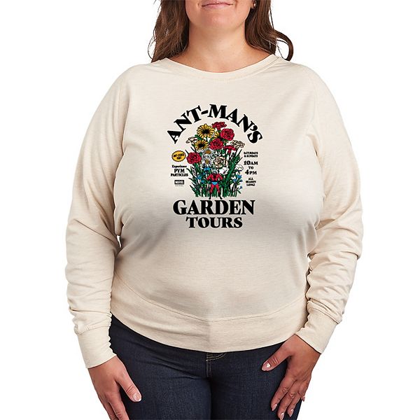 

Футболка с длинным рукавом French Terry Ant-Man's Garden Tours Plus Size Marvel, Beige