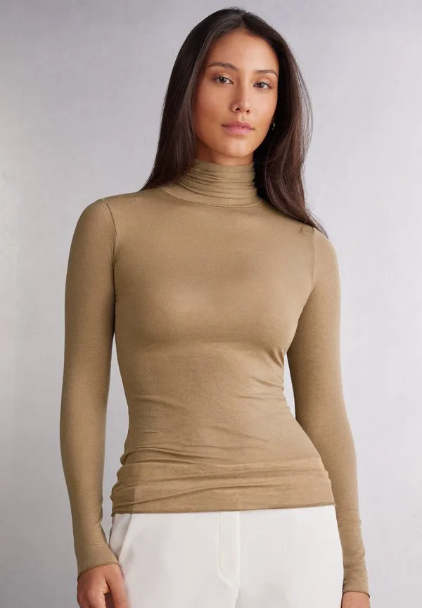 

Хорошо, футболка с длинными рукавами. Intimissimi, Brown, Коричневый, Хорошо, футболка с длинными рукавами. Intimissimi, Brown