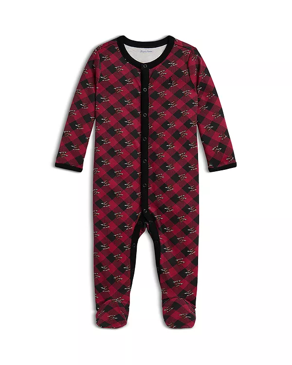 

Детский комбинезон Polo из хлопкового трикотажа для катания на коньках. Ralph Lauren, мультиколор