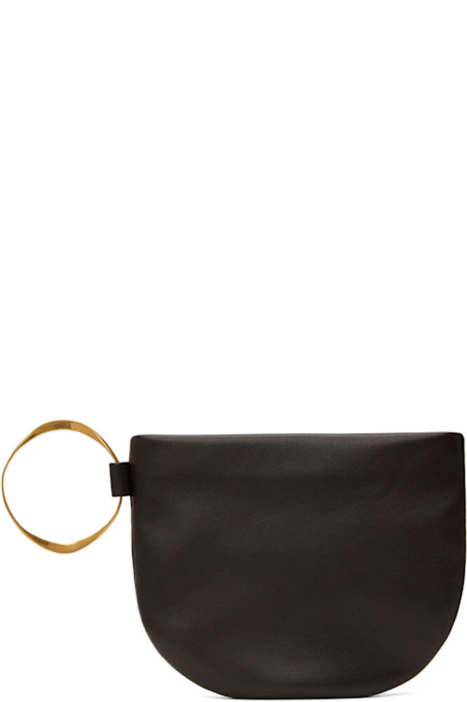 

Коричневый клатч-браслет Geo The Row