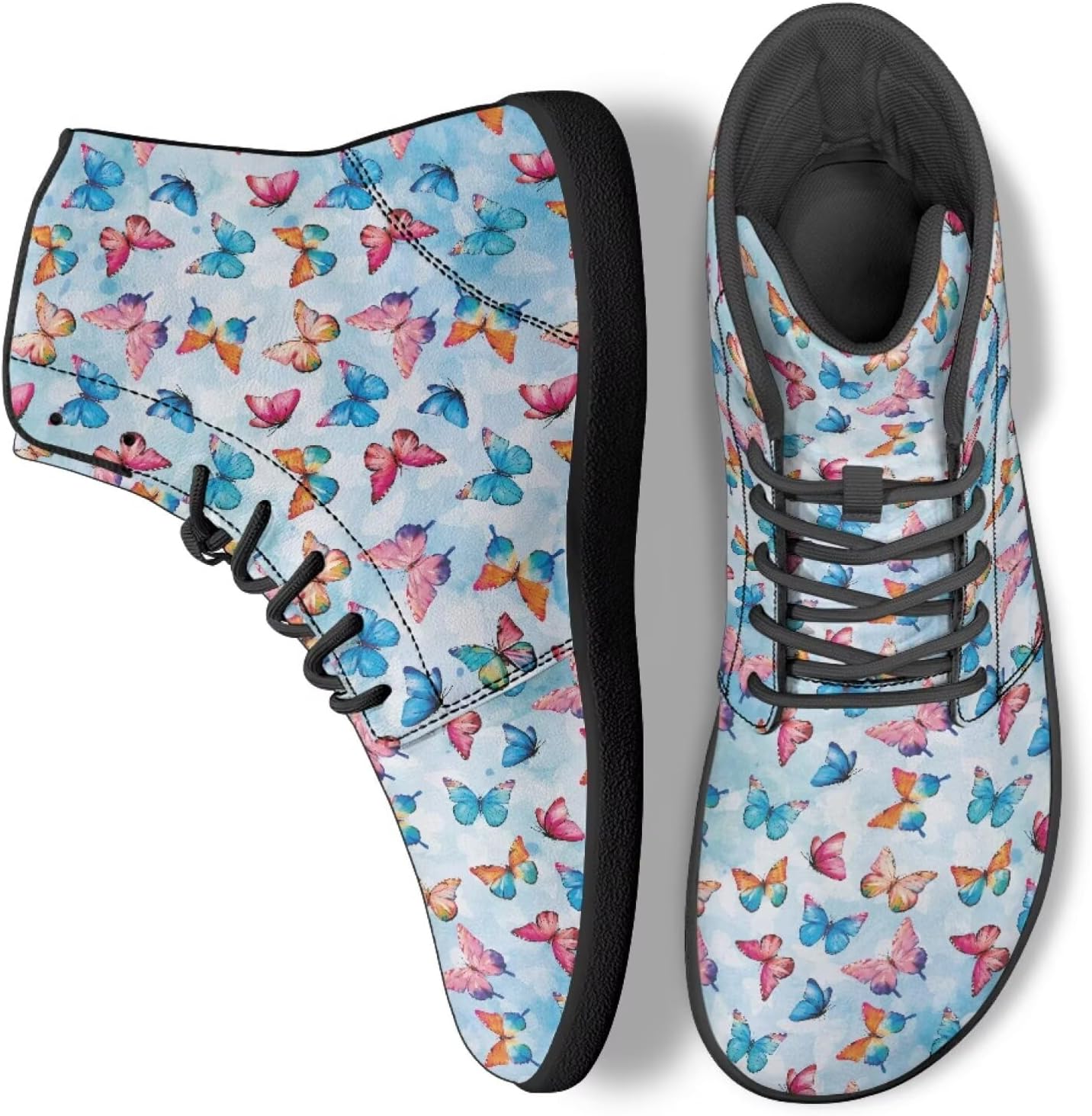 

Женские кроссовки для бега, высокие кеды для прогулок, повседневная спортивная обувь для тренировок и фитнеса Ecaestolph, синий