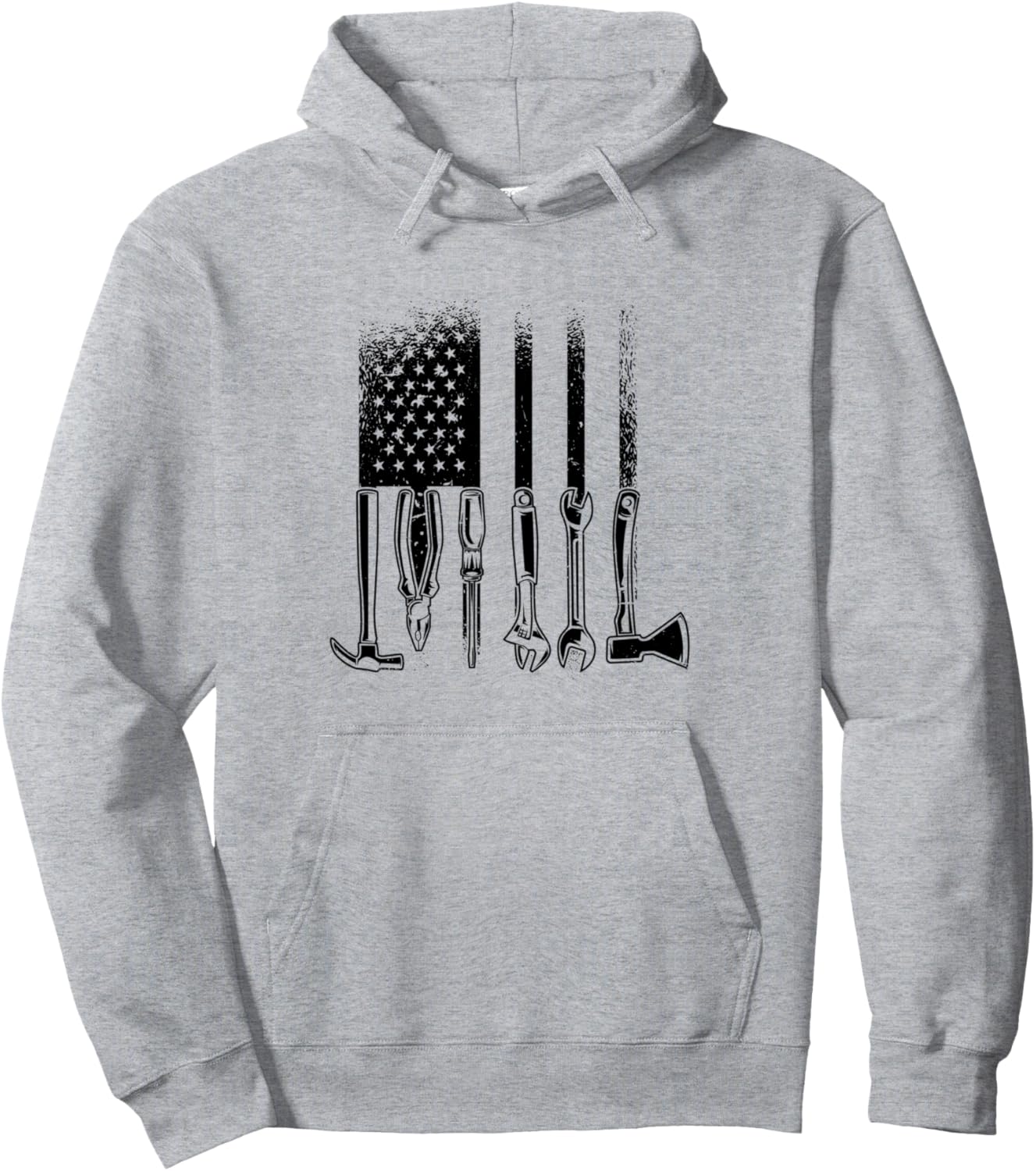 

Худи в стиле ретро с графическим рисунком «Рабочий инструмент электрика, механика» Craftsman Gift Idea Handyman Crafting Worker Tools, серый