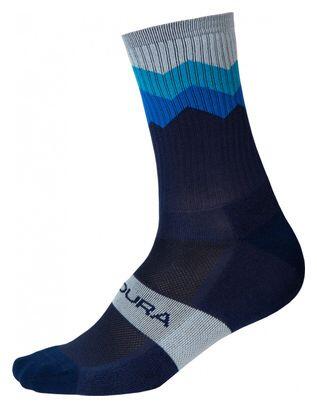 

Велосипедные носки Endura JAGGED темно-синие