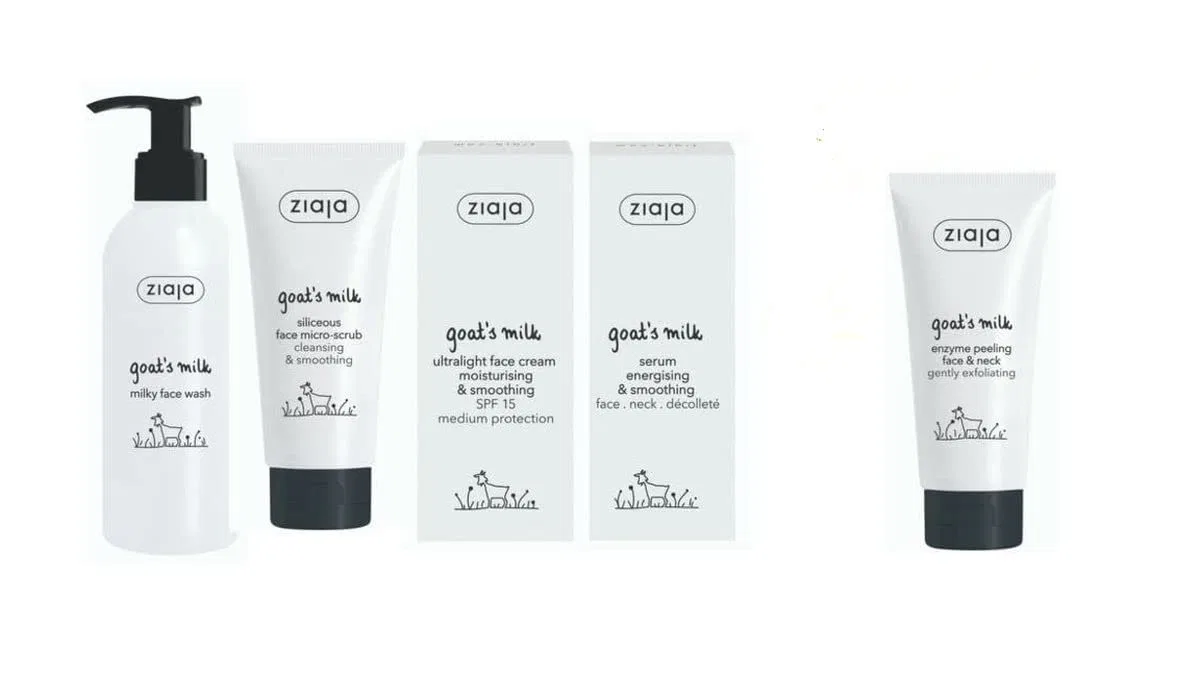 Набор для ухода за лицом «Goat Milk Ultralight» от Ziaja Ziaja, Ultralight Facial Care Set