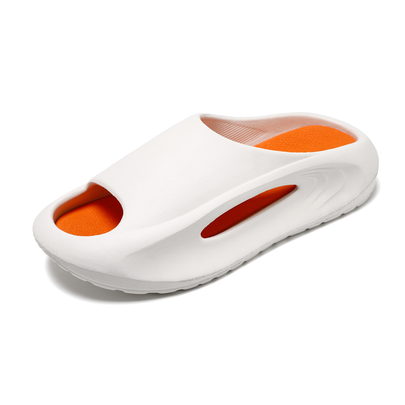 Слайд-тапочки унисекс SLIPPER DAY, черно-фиолетовые — фото 4
